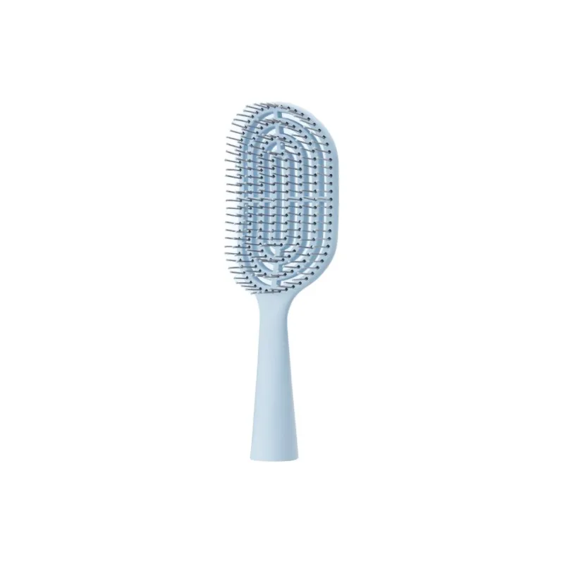 MINISO Upright Long Handle Blue Bone Comb Massage-0