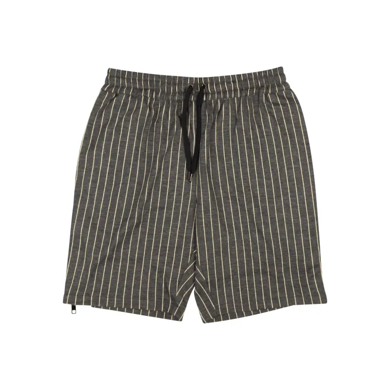 Pyer  Moss Pinstripe Wool Blend Shorts-0