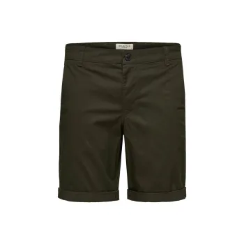 SELECTED Casual Shorts Men's Olive Green