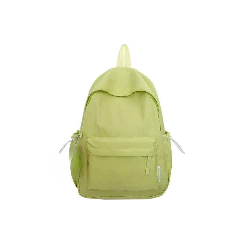 BUBM Nylon Backpack Regular Unisex Black/Ecru/Khaki/Light Yellow/Neon Green/Pink-16