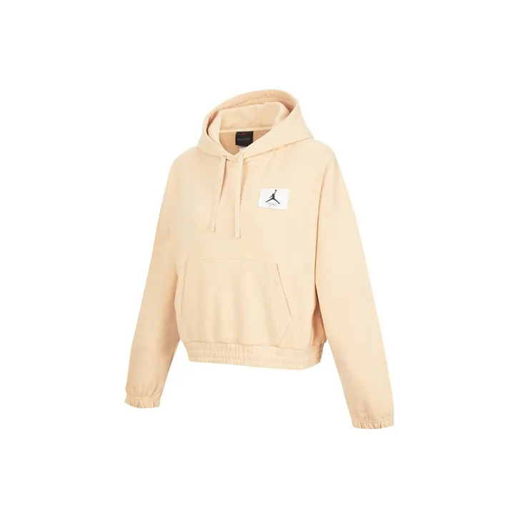 Jordan Essentials Sweatshirts Women's Light Apricot Yellow-0