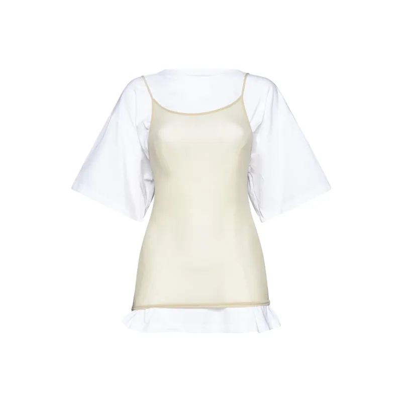 MM6 Maison Margiela T Shirts Women's White-0