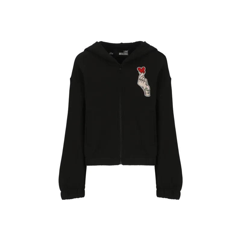 LOVE MOSCHINO Sweatshirts Women's Black-0
