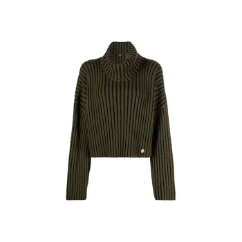 BALMAIN FW21 Loose Fit Sweater Women's Green