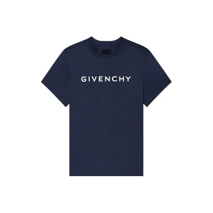 Givenchy Logo Printed Crewneck T Shirt-0