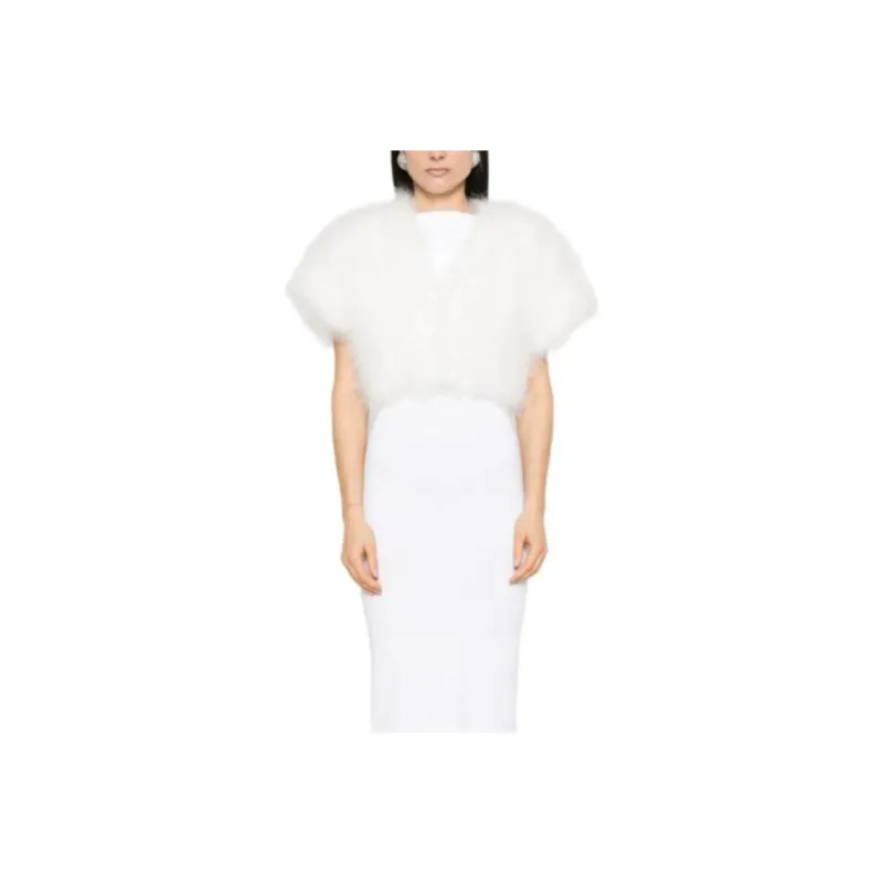 Yves Salomon Feather Jacket-0