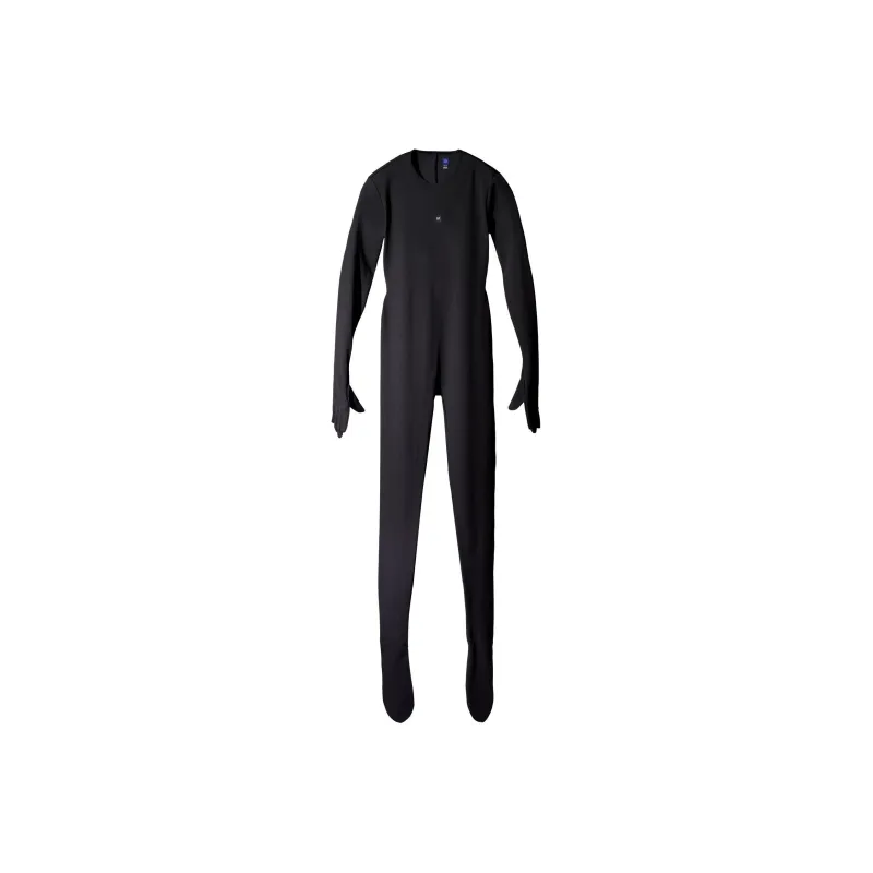 YEEZY Engineered By Balenciaga Long Sleeve Bodysuit 'Black'-0