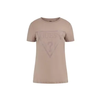 GUESS Regular T Shirt Women's Pink