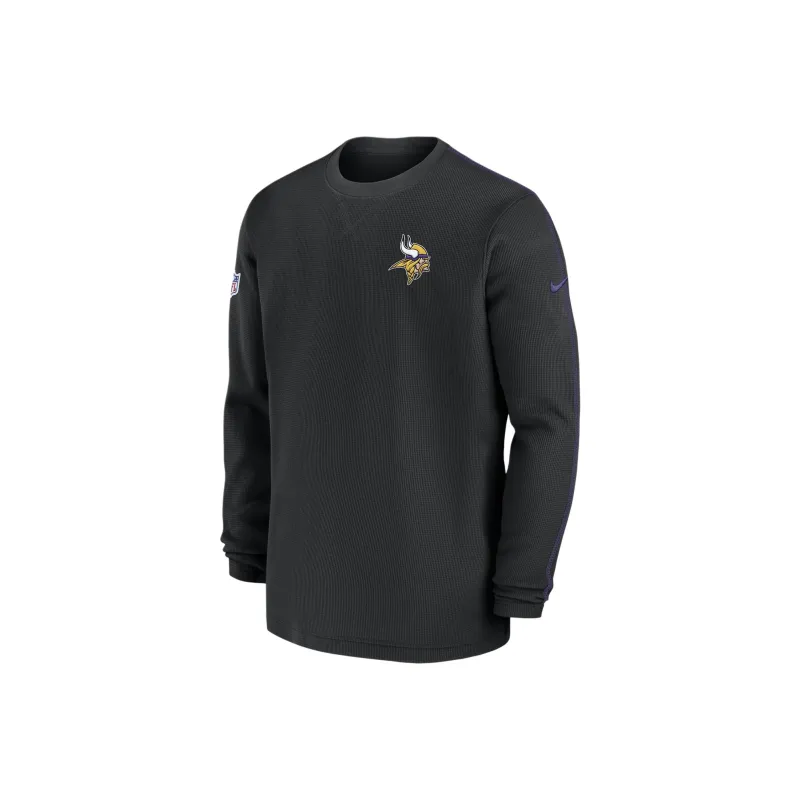 Nike Minnesota Vikings Sideline Coach Men's Nike Nfl Long Sleeve Top-0