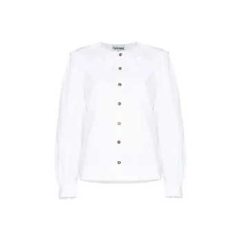 GANNI Shirts Women's White