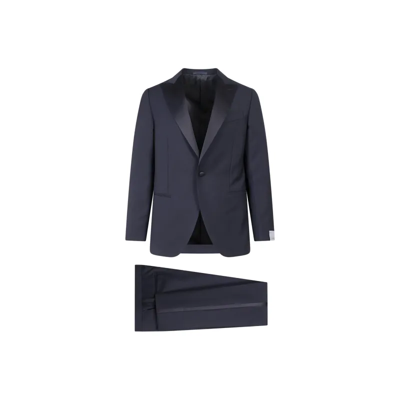 CARUSO Business Suits Men's Blue-0