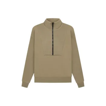 Fear Of God Essentials Women's 1/2 Zip Pullover Oak
