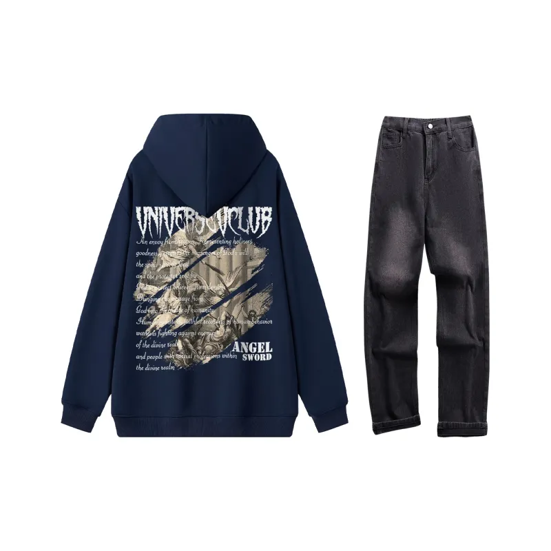 VniVerseVClub Sweatshirt Set Unisex-14