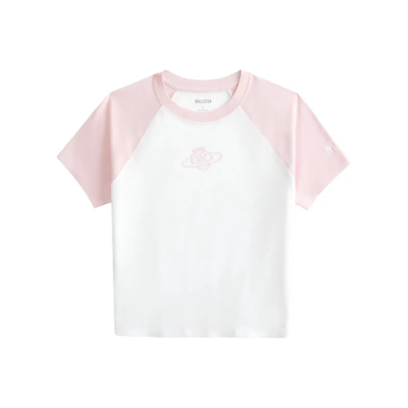Hollister T Shirt Women's Light Pink-0