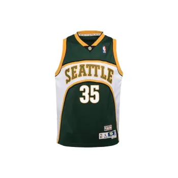 NBA Seattle Supersonics Basketball Jerseys Kevin Durant Vintage Night Away Fan Edition Jersey Unisex Green