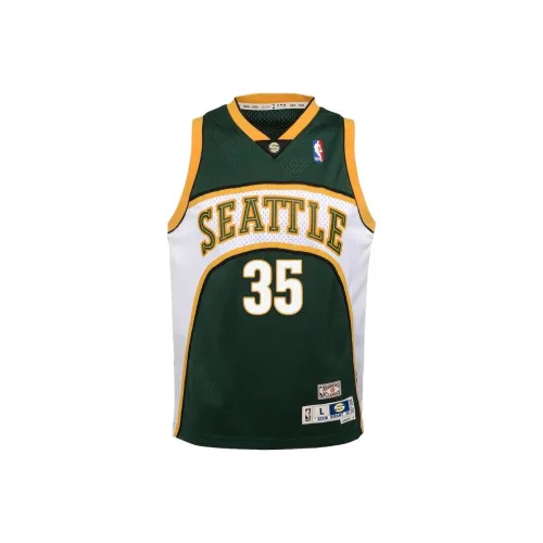 NBA Seattle Supersonics Basketball Jerseys Kevin Durant Vintage Night Away Fan Edition Jersey Unisex Green