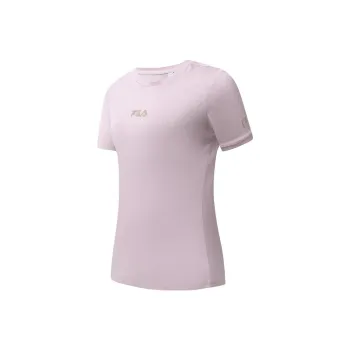 FILA Set in Sleeve T Shirt Women's Mountain Berry Pink