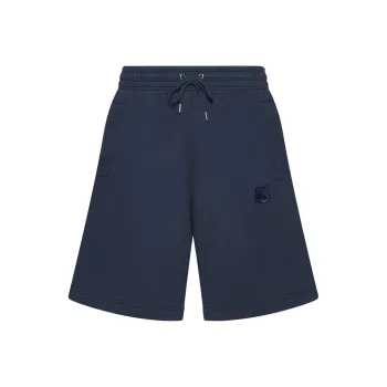 Maison Kitsune Fox Head Patch Drawstring Shorts