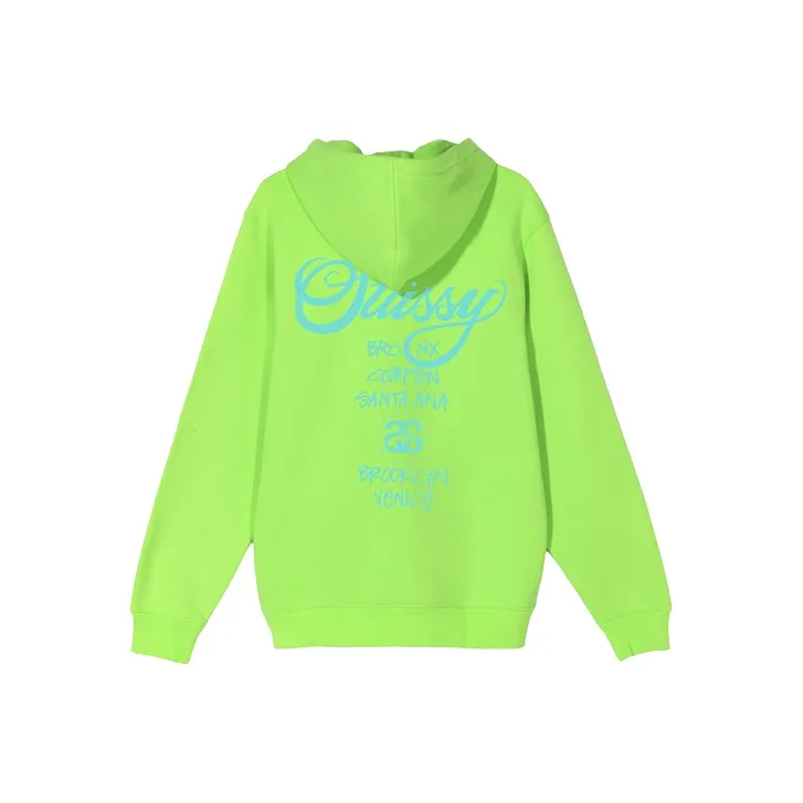 Stussy World Tour Hood 'Black/Blue'-6