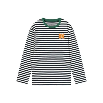 DKNY T-Shirts Women's White Stripes