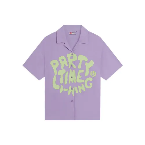 LiNing Li Ning Summer Party In China Shirts Women's Purple