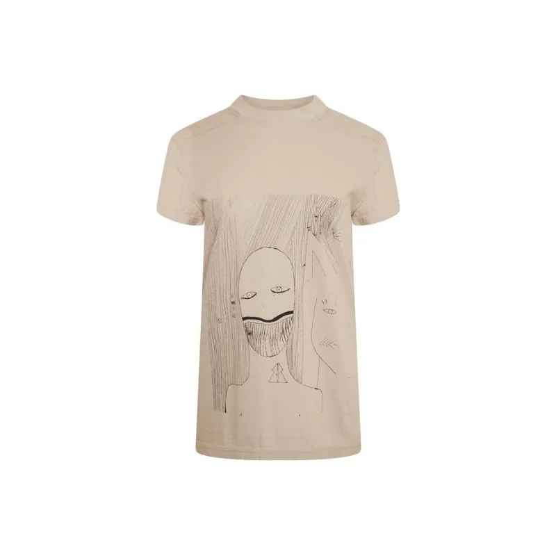 Rick Owens DRKSHDW T Shirts Women's Apricot-0