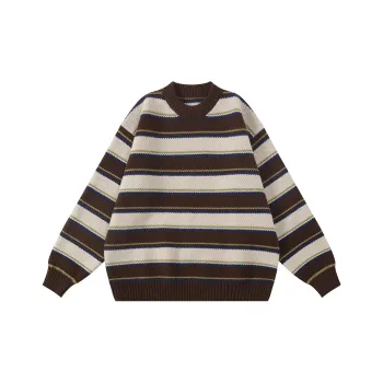 Saotome Sweaters Women's Brown White