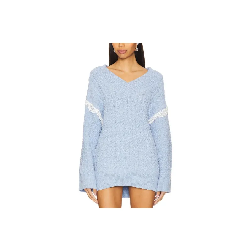FOR LOVE & LEMONS Sweater Women's Blue-0