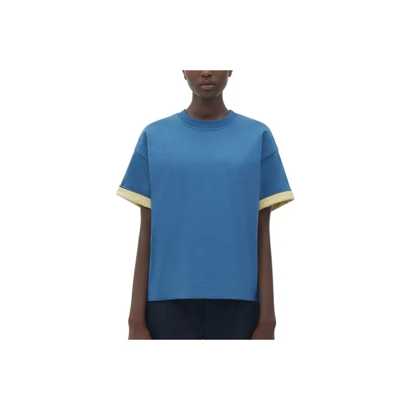 Bottega Veneta T Shirts Women's Surfing Blue-0