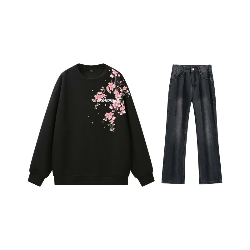 SUNSETMONENT Sweatshirt Set Unisex-0