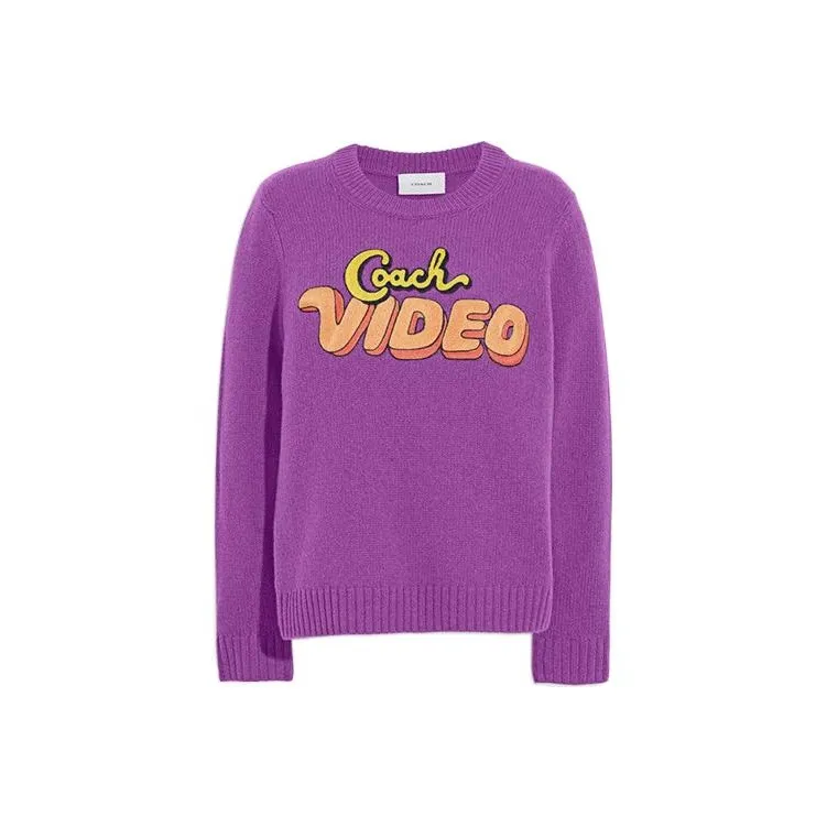 COACH SS22 Sweater Women's Purple-0
