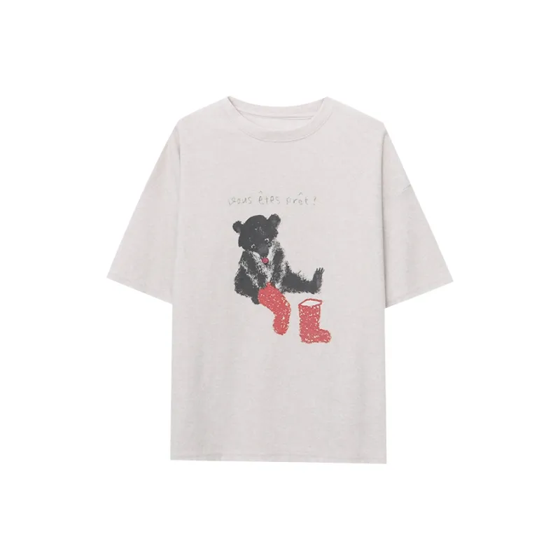 CHARM PICK Regular T Shirt Unisex Oat-0