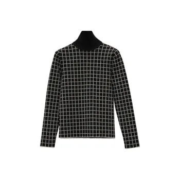HERMES Cashmere Sweaters Women's Black