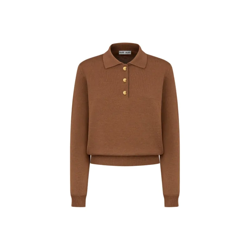 Blaze Milano SS25 Sweater Women's Chestnut Brown-0