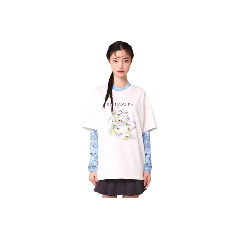 MUKZIN T-Shirts Women's White-0