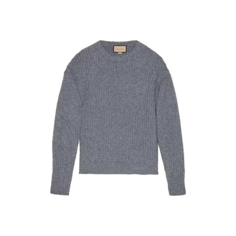 GUCCI Chunky Knit Crewneck Jumper-5