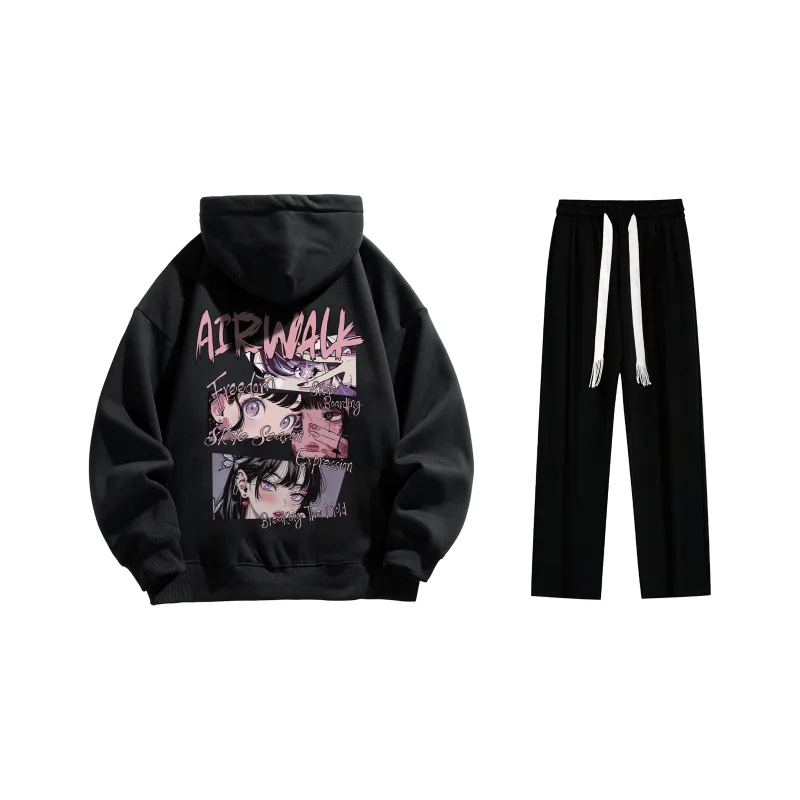 Airwalk Sweatshirt Sets Unisex-0
