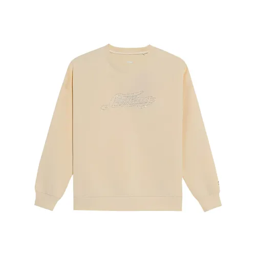 LiNing Sports Life Collection Sweatshirt Women's Vanilla Yellow