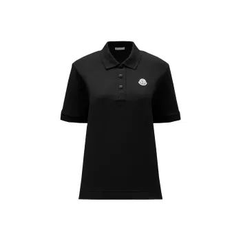 Moncler FW22 Polo Shirts Women's Black