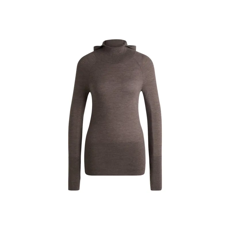 HUGO BOSS Virgin Wool Hooded Jumper-0