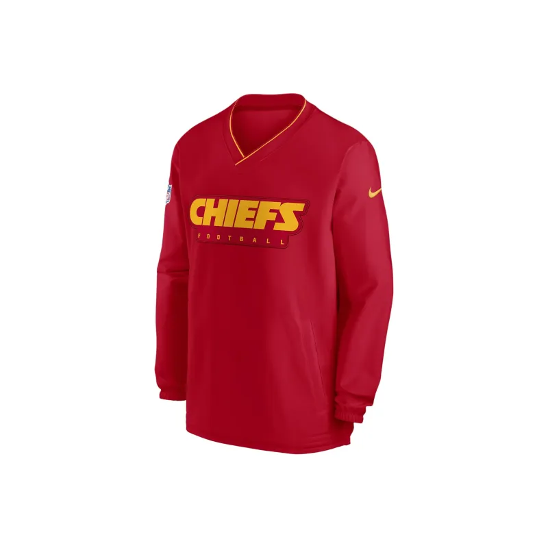 Nike Kansas City Chiefs Sideline Men's Nike Nfl Long Sleeve Windshirt-0