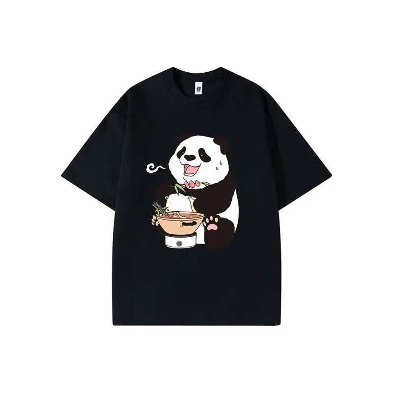 PANDA BASE T Shirts Women's-10