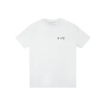 OFF WHITE Logo S/S T shirt White/Black