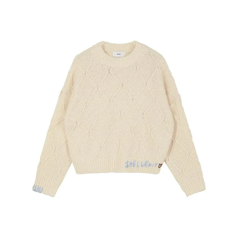 Spelledit Sweaters Women's Ivory-0