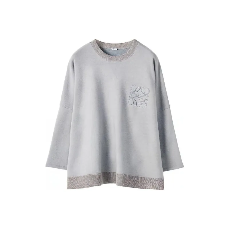 LOEWE Sweatshirts Women's Gray-0