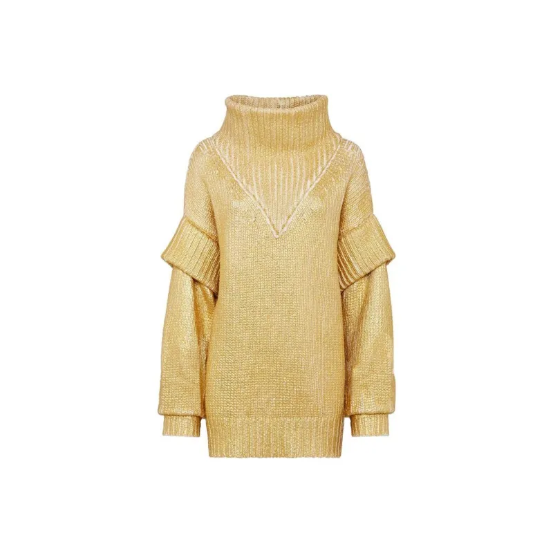 PHILIPP PLEIN Maxi Hexagon Metallic Pullover-0