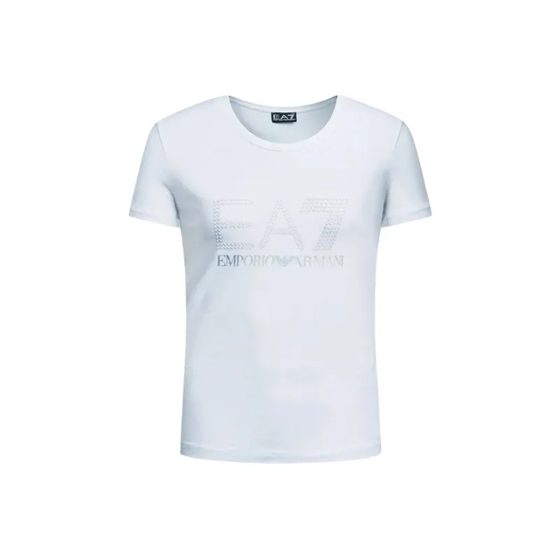 EMPORIO ARMANI EA7 SS23 T-Shirt Women's White-0