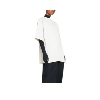Balenciaga T Shirt Women's White Loose Fit Style
