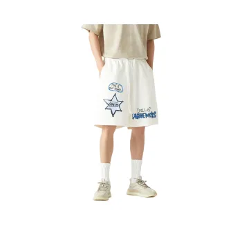 AFTER SCHOOL SPECIAL Casual Shorts Unisex White