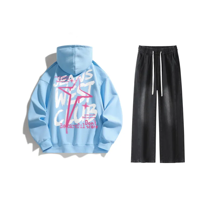 JEANSWEST CLUB Sweatshirt Set Unisex-21